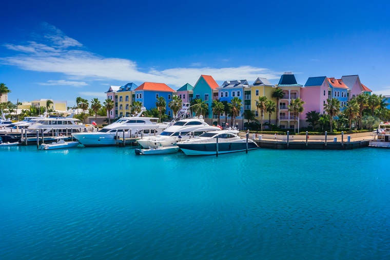 Paradise Island in Nassau, Bahamas.