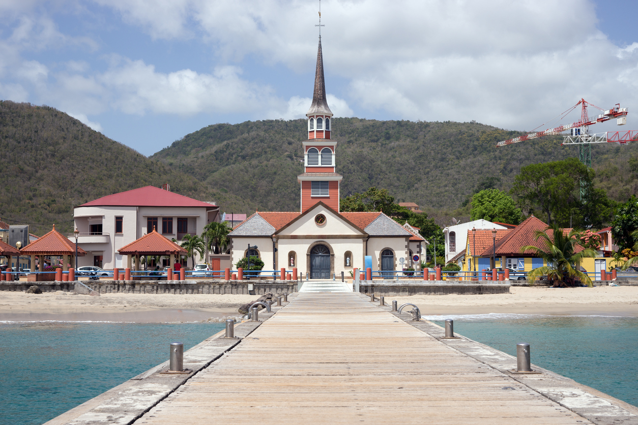 Anses d'Arlet village, Martinique, west indies