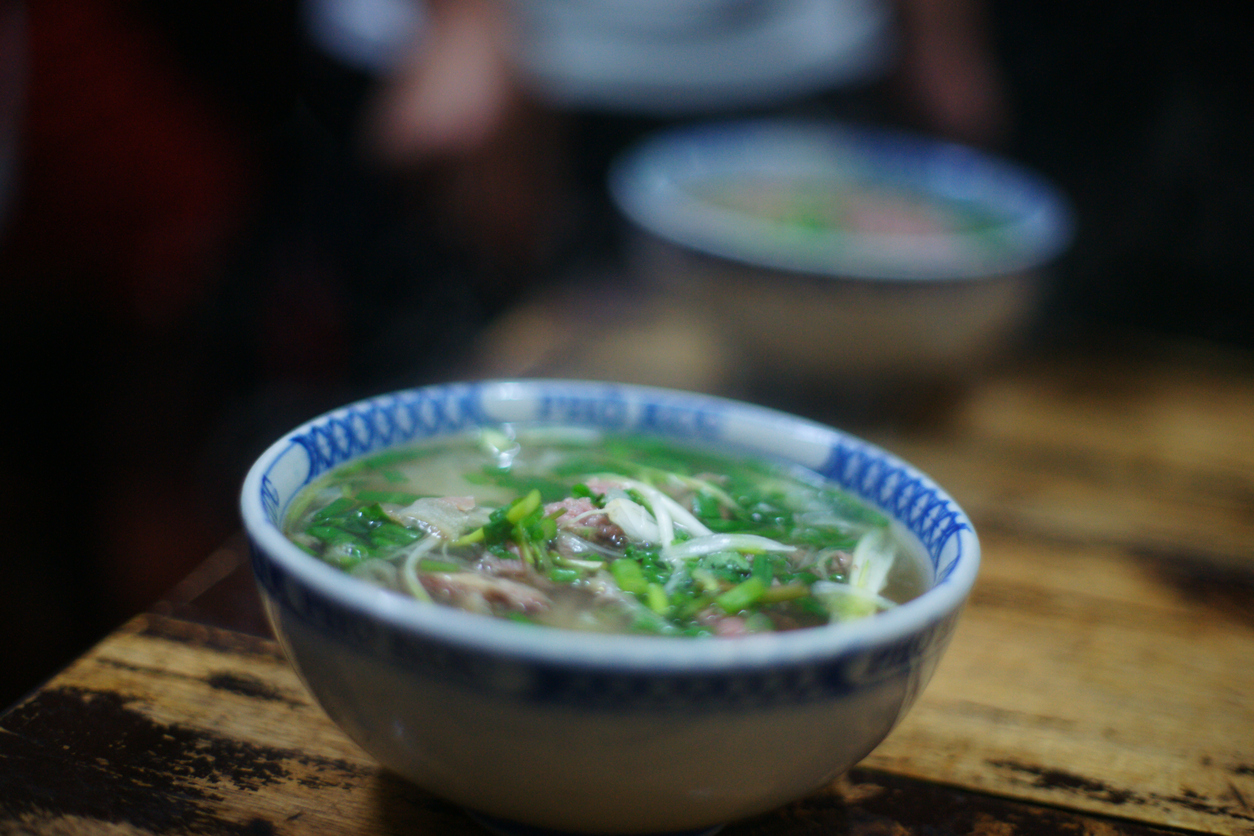 Beef Pho Soup, Asian Noodles