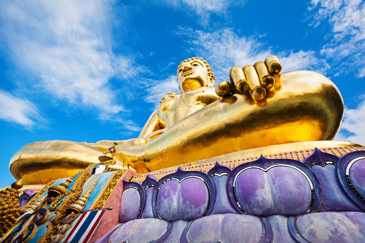 Buddha statue at Golden Triangle, Chiang Rai Province, Thailand