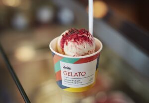 Gelato on board MS Kong Harald