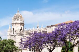 Monestery of Jeronimos, old monastery in Belem; Lisbon, Portugal