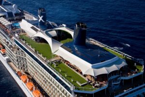 Celebrity Solstice - Aerial at Sea Miami Shoreline