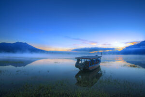 Boat In The Lake, Bali Sea