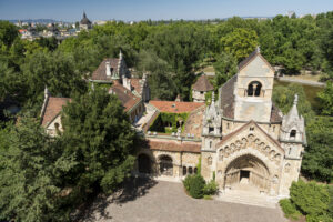 Jak Church inside Vajdahunyad Castle, Budapest, Hungary