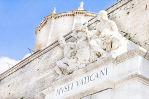Entrance to the Vatican museum, Rome, Italy