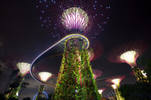 Singapore. Futuristic gardens