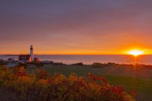 Cape Elizabeth is the home of Portland Head Light. Situated along the spectacular shores of Fort Williams Park, at 1000 Shore Road,