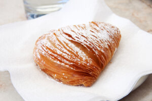 Sfogliatella, typical italian cake from Naples